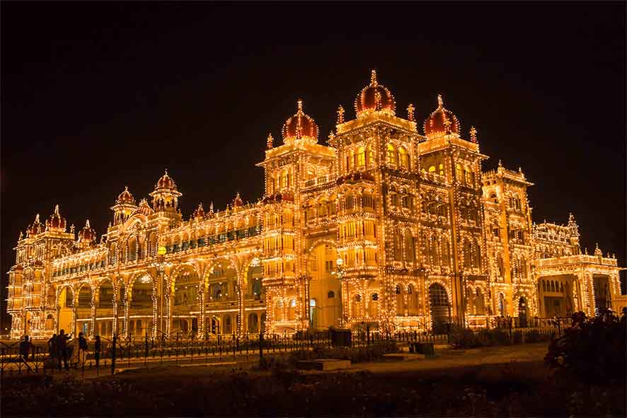 Mysore Palace during Dasara